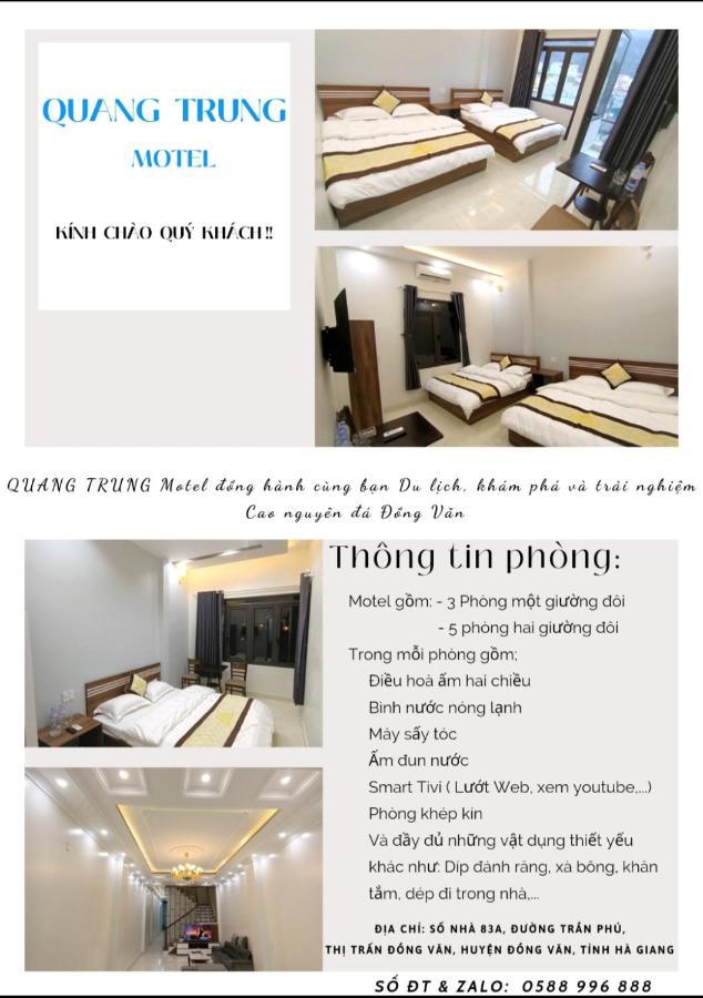 Nha Nghi Quang Trung Apartment Донг Ван Екстериор снимка